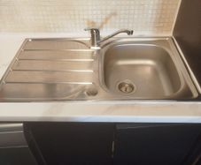 kitchen sink (no tap)