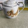 Kutani Hand Painted Dragonware Sunray China Kutani Japan sugarpot. Image 3