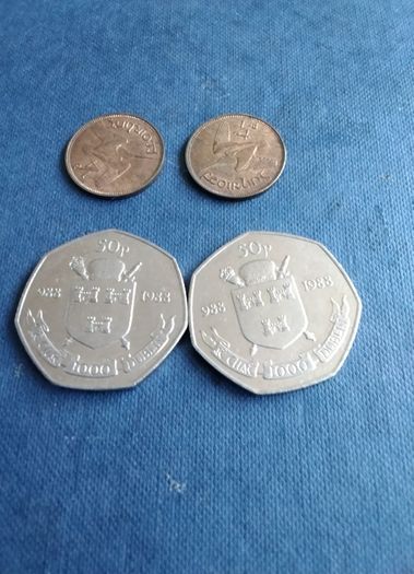 Four  Eire Coins