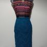 Beautiful Teal Lace Skirt Image 3