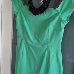 VESPER green bodycon dress Sz 12UK - Bnwt Rrp 70 Euro