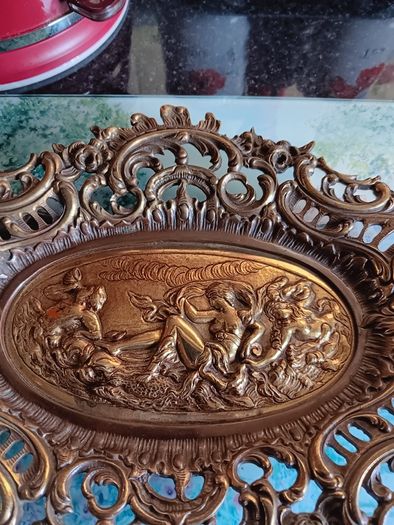 Antique  footed tray