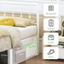 Small Double Bed Frame 4ft with Victorain Headboard and Footboard Image 4