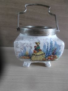 Beautiful Vintage LANCESTER Porcelain Container