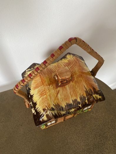 Antique Kensington China Biscuit Barrell