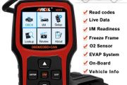 Ancel AD410 OBD2 Scanner OBD Car Van Dash Code Scanner Reset Reader Automotive Scanner Multi Languages Lifetime Free Update Professional ODB OBD 2 Warning