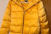 New Designer BIBA yellow hooded jacket - Size 8