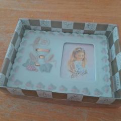 First Communion ceramic photo frame. Brand new in box.
