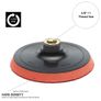 GLASS POLISH 12626 Hook and Loop Rotary Polisher Backing Pad, Rotary Sander Backer | Thread:5/8"-11 - Hard Image 4