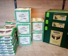 Prebena Electrical Cable Clip Air Gun x 2 + 20,800 Clips and Hose in 3 Boxes