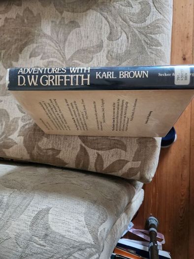 Adventures With D. W.griffith. By Karl Brown. Edited And With An Introduction By Kevin Brownlow. First Edition Hardback With Dustjacket In Good Condition.