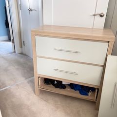 Chest of draws and bed side locker