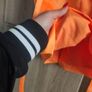 hand made spectacular orange dress size fits xs s worn once Image 6