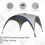 4 x 2.5M Gazebo Outdoor Marquee Tent Garden Sun Shelter Patio Spire Arc Pavilion Camp Sun Shade Image 5