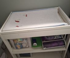 Baby changing table