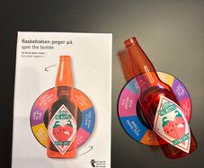 Spin the bottle party game