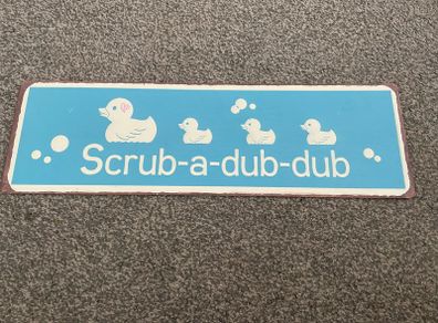 Free bathroom sign