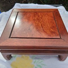 Vintage Oriental Rosewood Bonsai Plant Stand