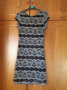black and silver dress