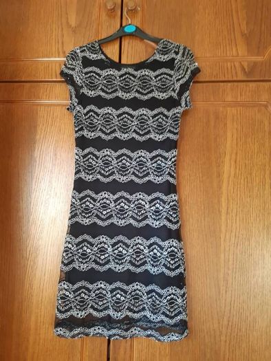 black and silver dress