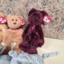 Vintage beanie babies soft toy bundle x 13  plush plushies 1990's  bear cat horse sheep giraffe elephant goose Image 9