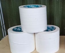 Building polythene tape  white 100mm