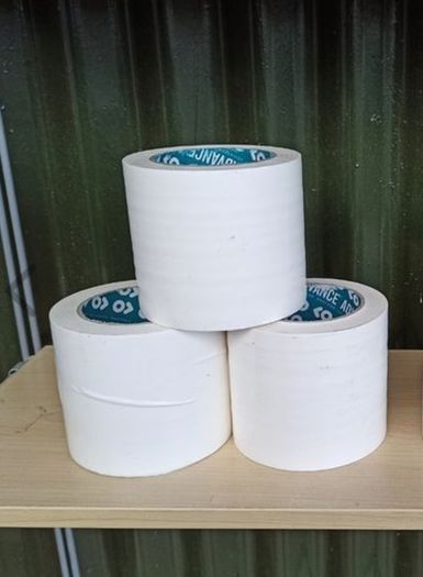 Building polythene tape  white 100mm