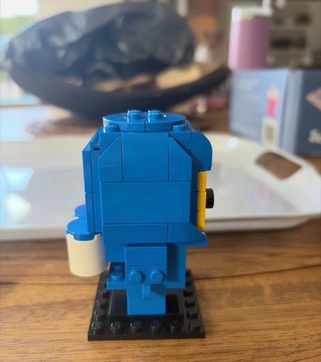 lego Benny brickhead rare