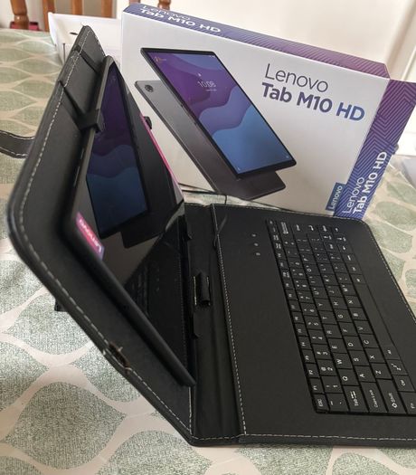 Lenovo Tab M10 HD 10.1" Brand New with Tags Full Package with Keyboard Case