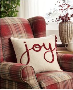 Christmas Cushion Joy