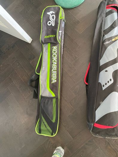 Hockey sticks;  bags & shin guards