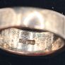 sterling silver turquoise ring size P Image 3
