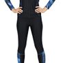 Brand New Musuly Burkini Full-Body Swimsuit in Black and Blue Image 5