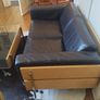 Mid - century Habitat two seater/ sofa/ table Image 7