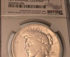 1921 peace dollar. Rare !