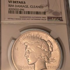 1921 peace dollar. Rare !