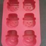 Moulds/Two Silicone Baking  Moulds .. (Tree and Snowmen) Reduced 12.00euro for Both Image 5