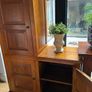 Indonesian Solid Teak Wood L-Shaped Caninet Image 3