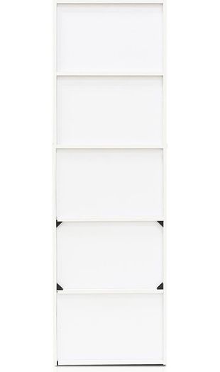 Luder 5-tier Reversible Color Open Shelf Bookcase Multiple Colours Available, See Photos