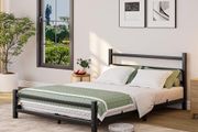 Floor 4ft6 Bed Frame With Headboard