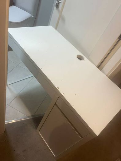 Ikea desk with storage.