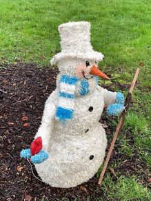 Christmas Snow man outdoor lights