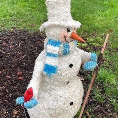 Christmas Snow man outdoor lights