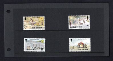 1977 Isle of Man Linked Anniversaries (FA Applebee, St John Ambulance, Scouts working scoreboard & John Williams) Commemorative Stamp Presentation Pack