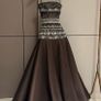 Brown luxurious evening dress Image 2