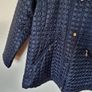 Normann quilted jacket 24 eu 50 Navy Polyester In excellent condition Image 5