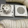 4" Fan with Timer Ducting and Grill Set Image 3