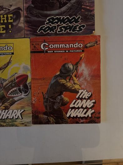 Commando graphic war books x 4