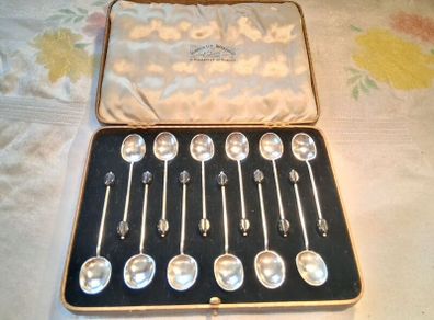 A Set Of 12 Sterling Silver Teaspoons