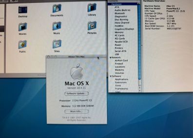 Vintage iMac G5 PowerPC 2GHz